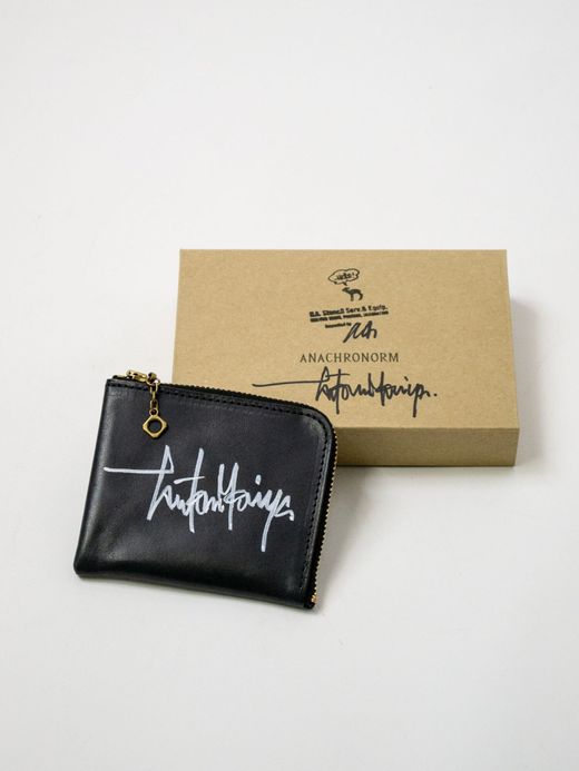 ANACHRONORM ANBB026-STCL / STENCIL COIN CASE / BLACK