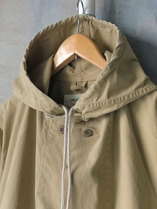 ANACHRONORM AN005 / HOODED PARKA COAT / BEIGE