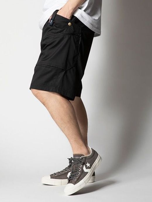 ROARK REVIVAL RSJ700 / HERRINGBONE ST NEW BAKER SHORTS / BLACK