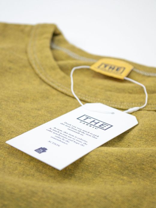 THE UNION TF00392 / PLAIN TEE / MUSTERD