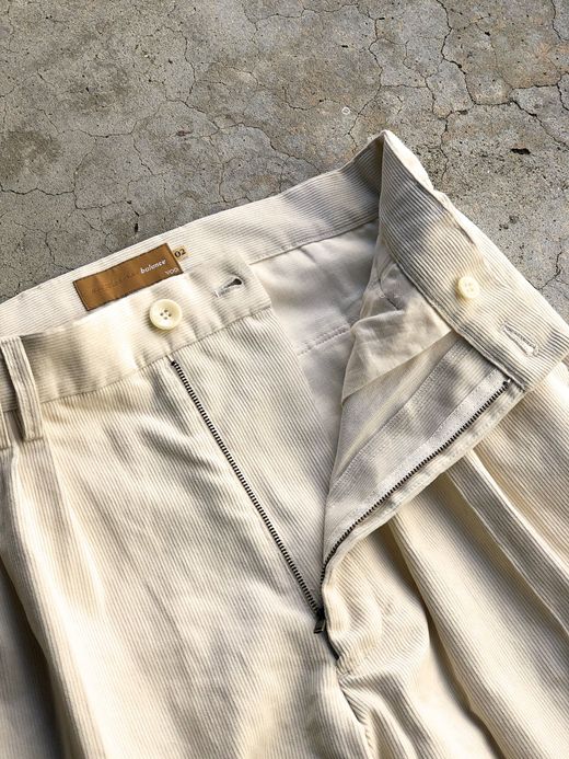 VOO VOO-955 / CORD SLACKS THICK / IVORY