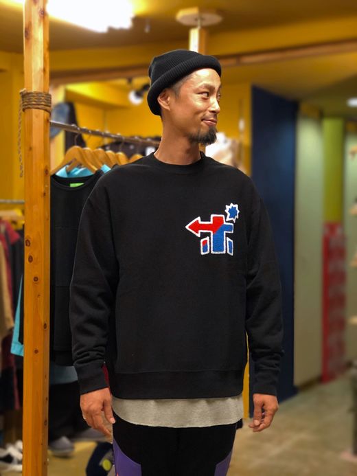 ALDIES A1403228 / JALOPY WIDE SWEAT / BLACK