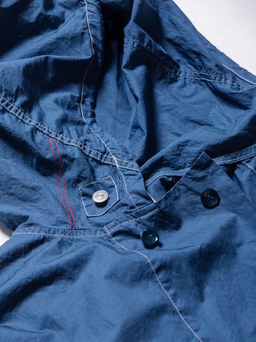 ANACHRONORM AN013 / HOODED PARKA LONG COAT / BLUE GRAY