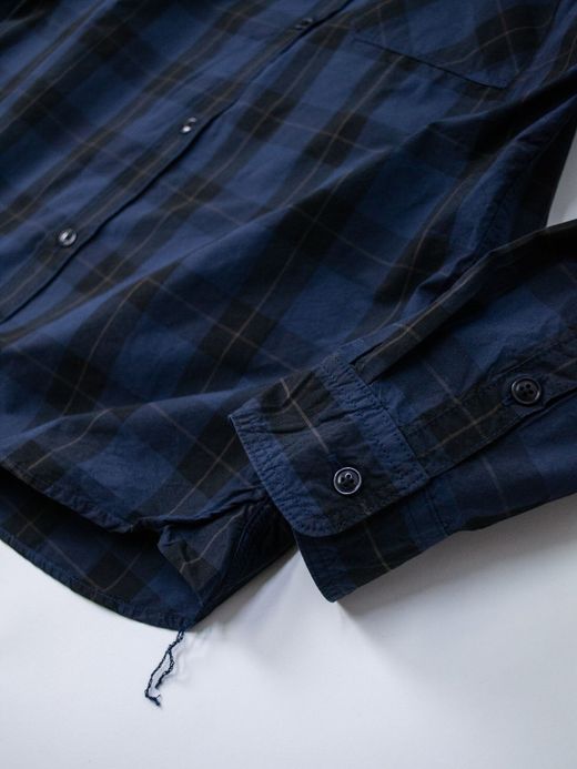 THE UNION TF00380 / CHECK STAR SHIRTS / NAVY