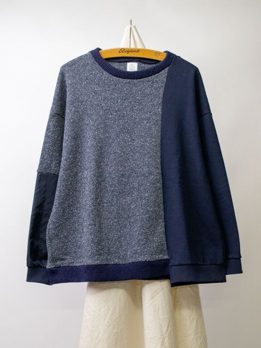 THE PARK SHOP TPS-288 / GRUNGEBOY KNIT for FLATBUSH / NAVY