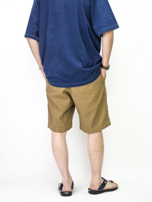 THE UNION TBO-0031 / HERINGBOON SHORT PANTS / BEIGE