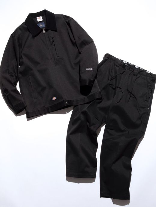 ROARK REVIVAL RPJ610 / ROARK × DICKIES - NEW TRAVEL PANTS - RELAX TAPERED / BLACK
