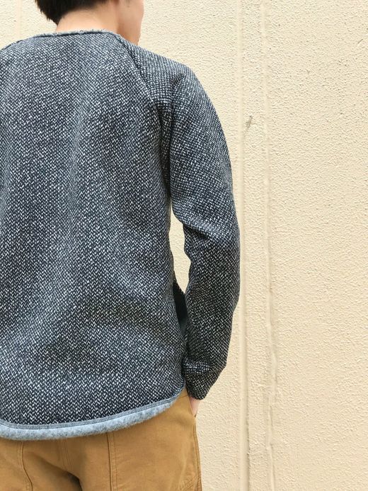 Spinner Bait ホームスパンフリースラグランクルーL/S / ブラック