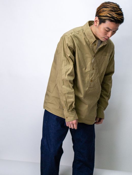 THE UNION TF00372 / BD PULLOVER SHIRTS / BEIGE