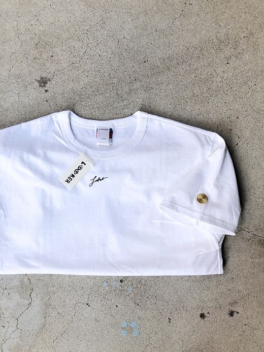 LOOKER LOOK.92 / SUN&MOON TEE / WHITE/BLACK