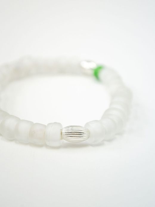 VOO VOO-URL-001 / "WHITE HEARTS" BRACELET / CLEAR MULTI 8