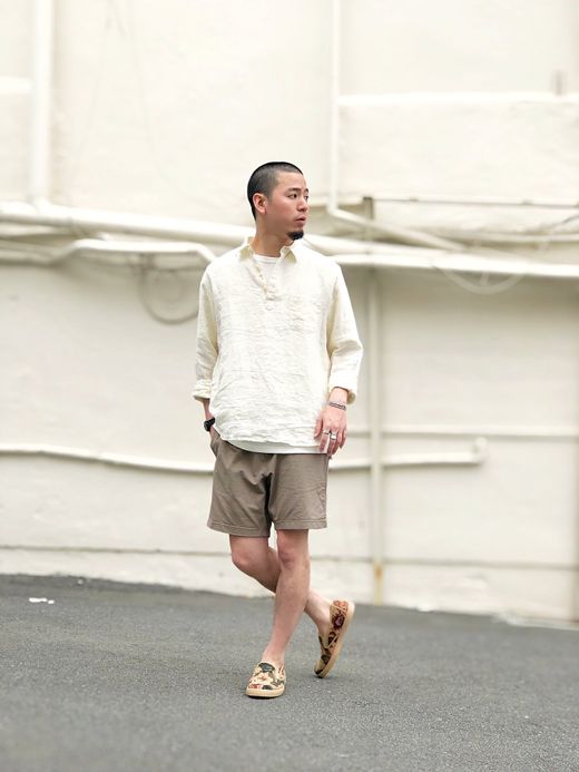 Spinner Bait 506NS / ニットサッカーショートパンツ / ベージュ