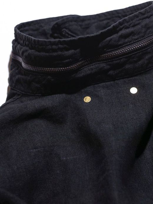 ANACHRONORM AN095 / LINEN FIELD JACKET / BLACK
