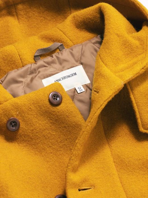 ANACHRONORM AN043 / BLANKET HOODED PARKA COAT / YELLOW