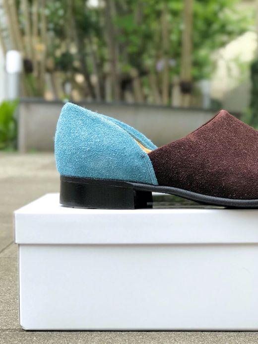 VOO Spock Shoes by -HARUTA- Women / brown sax
