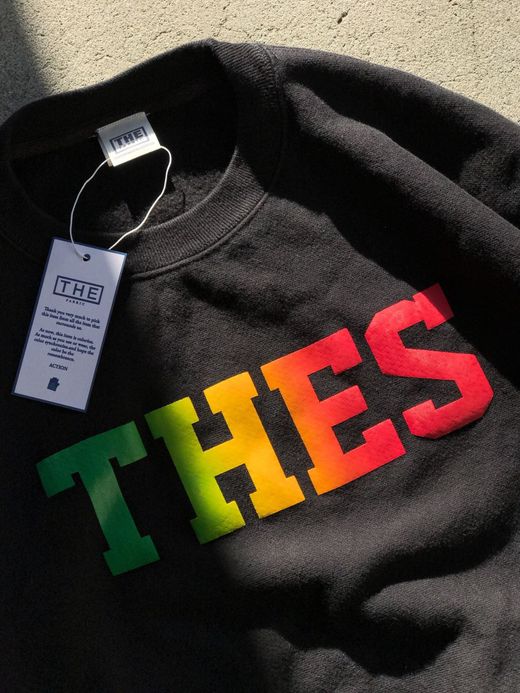 THE UNION TFB-00005 / SP "THES" RASTA COLOR SWEAT / BLACK
