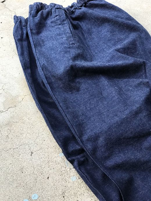 NECESSARY or UNNECESSARY 90011515 / PIN TUCK 'DENIM' / INDIGO
