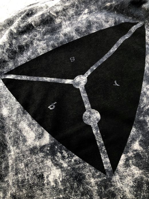 VOO VOO-SPG-049 / SMOKY BLEACHED T / BLACK