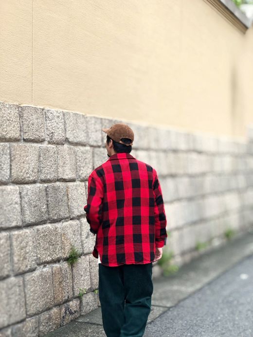  MP19FW006 / NOMAD SHIRTS(BUFFALO CHECK) / RED