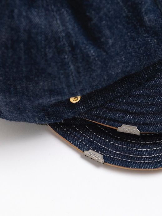 ANACHRONORM ANDC-074 / EMB DENIM BALL CAP / INDIGO×NAVYst