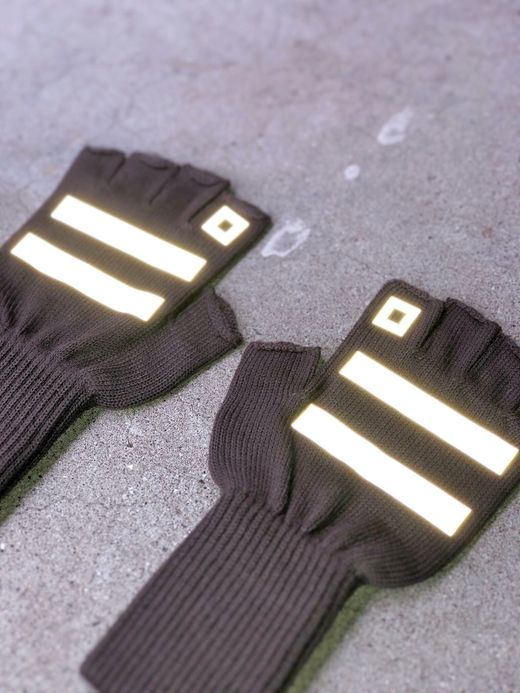 ROTOTO R5014 / REFLECTIVE SAFETY GLOVE / CHARCOAL