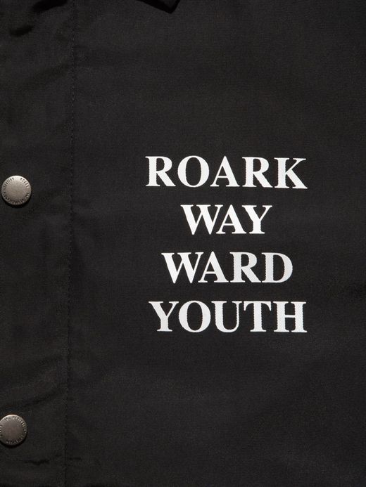 ROARK REVIVAL RJJ658 / WAYWARD YOUTH COACHES JACKET / BLACK