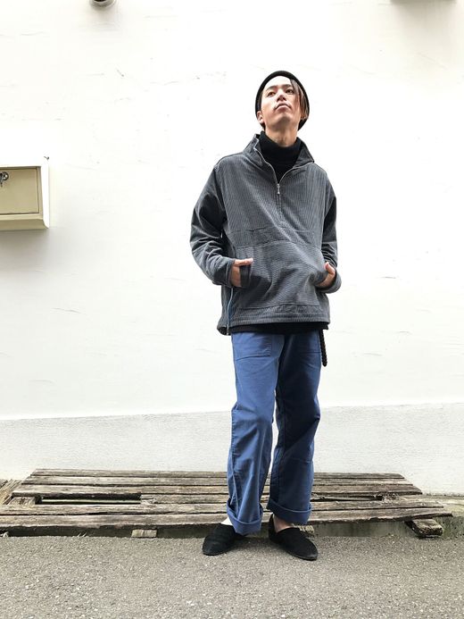 VOO Corduroy Stand JKT / charcoal