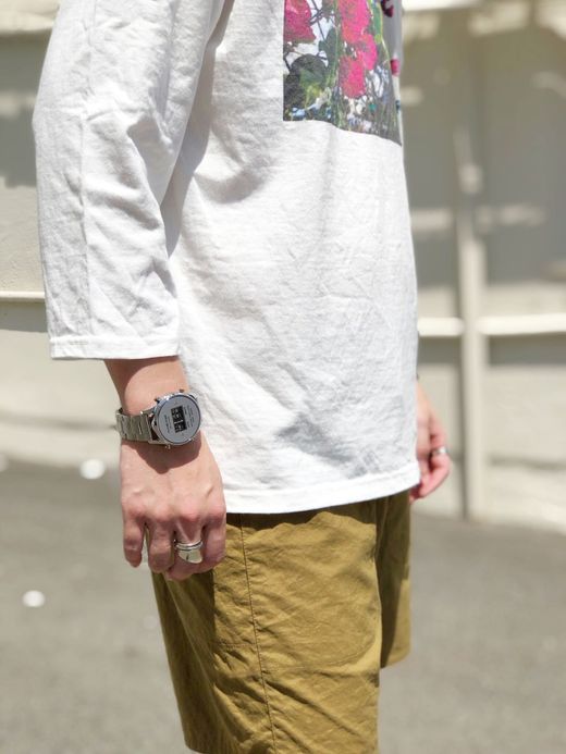  19FW-MP003 / OCEAN PARK 3/4 SLEEVE TEE / ホワイト