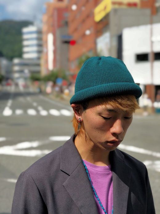 ROTOTO R5016 / BULKY WATCH CAP / BLUE GREEN