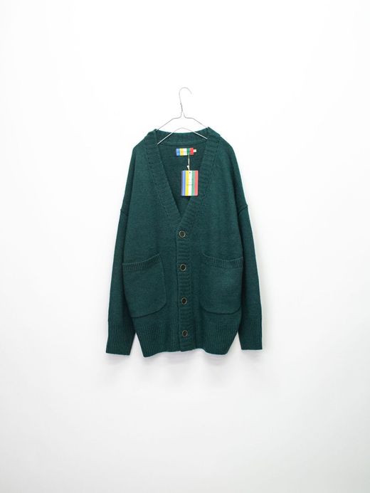 VOO VOO-1062 / FAT RIB CARDIGAN / Green