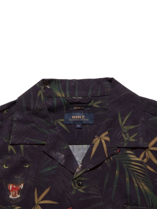 ROARK REVIVAL RWJ601 / JUNGLE ATTACK WOVEN - COMFORT FIT / BLACK