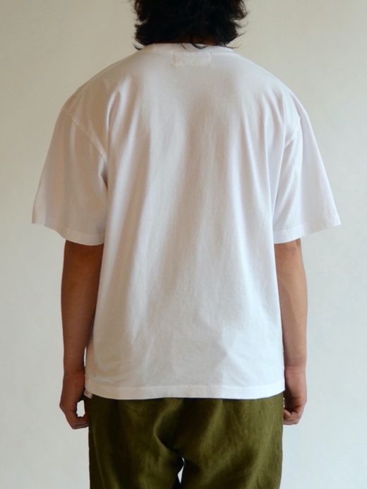 ANACHRONORM AN136 / STENCIL S/S T SHIRTS #2 / WHITE