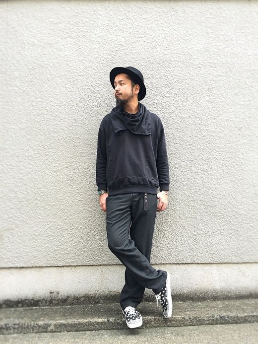 remilla Towel Neck Pull Sweat / sumikuro