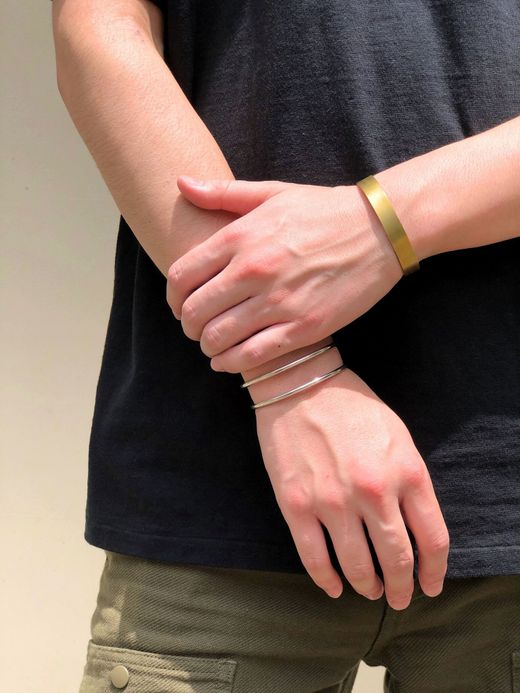 fulton OWN WAY BANGLE / SILVER×BRASS