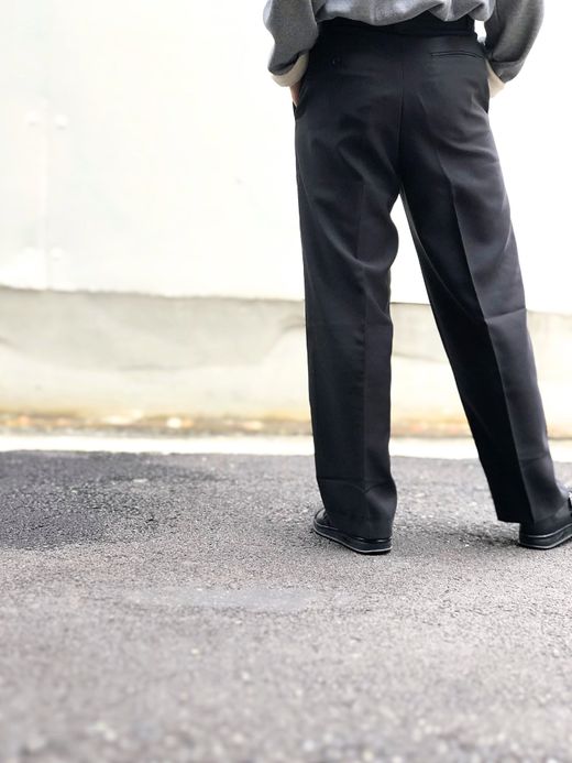  UTD01 / UTILITY POLY PANTS / BLACK