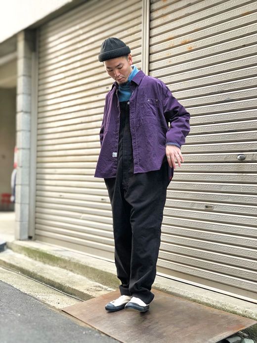 ANACHRONORM ブラックオーバーオール 02 ANACHRONORM ブラックオーバーオール 02