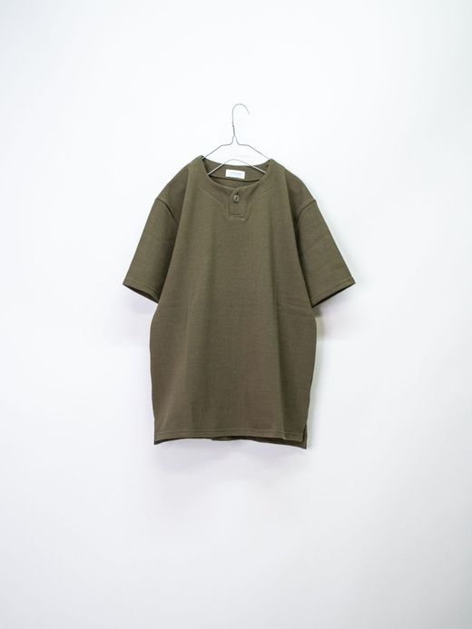 Spinner Bait 1132AK / アメリカンドライカノコワンボタンヘンリーネックTEE / アーミーグリーン
