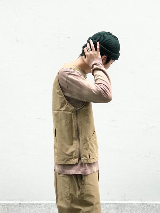  421368 / UTILITY VEST / BEIGE
