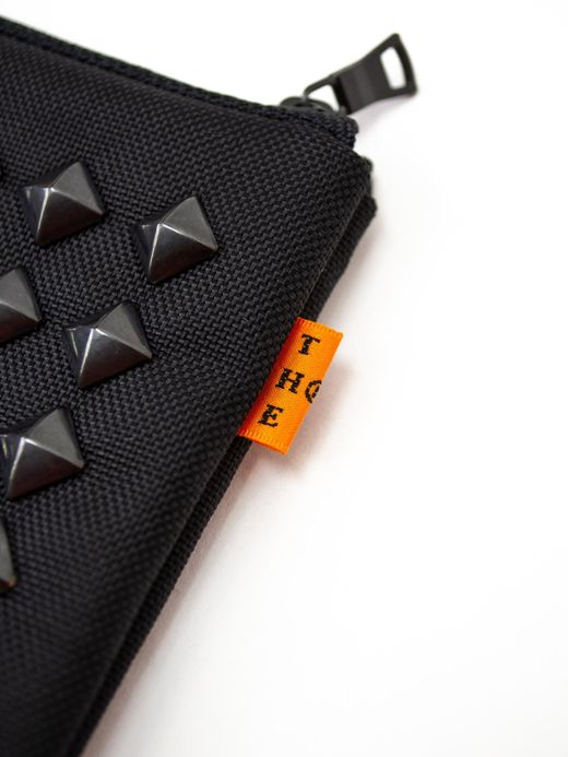 THE UNION TCL00087 / NYLON STUDS HALF WALLET / BLACK