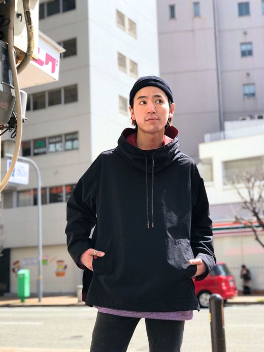 VOO Joke Hoodle / black×red