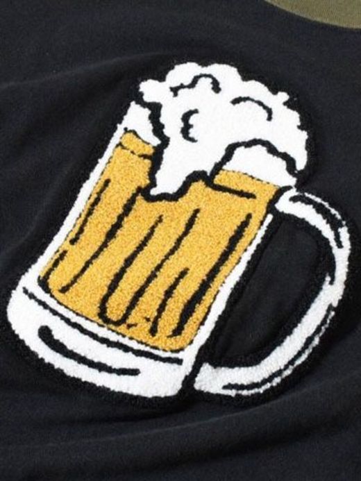 ALDIES A1902720 / BEER FUNNY SWEAT / BLACK