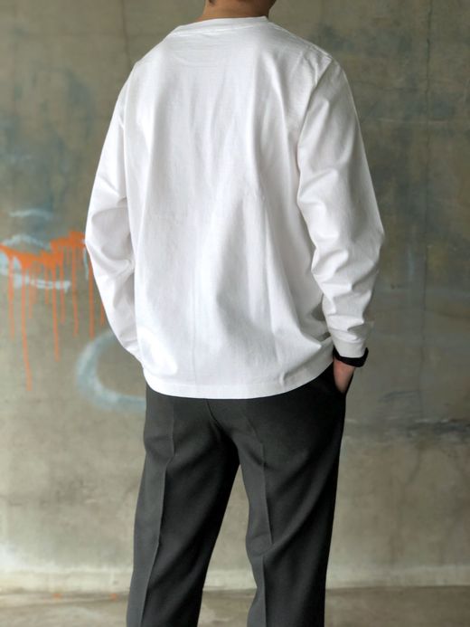 ANACHRONORM NM-TS04 / STANDARD HEAVY WEIGHT L/S  T-S / WHITE