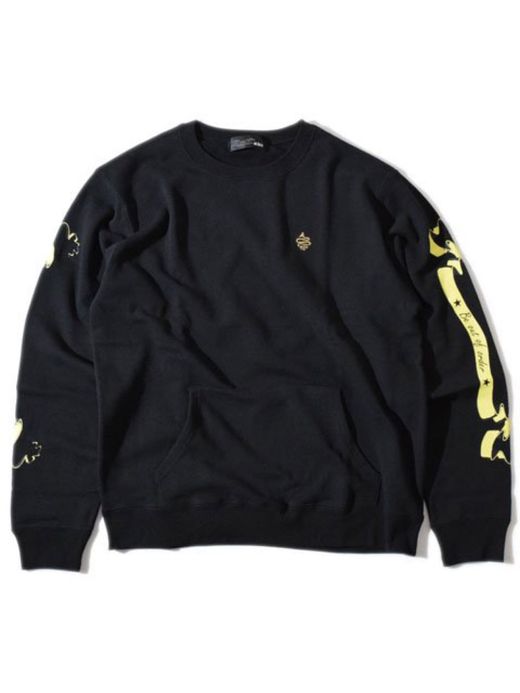 ALDIES A1403920 / LUCKY WIDE SWEAT / BLACK