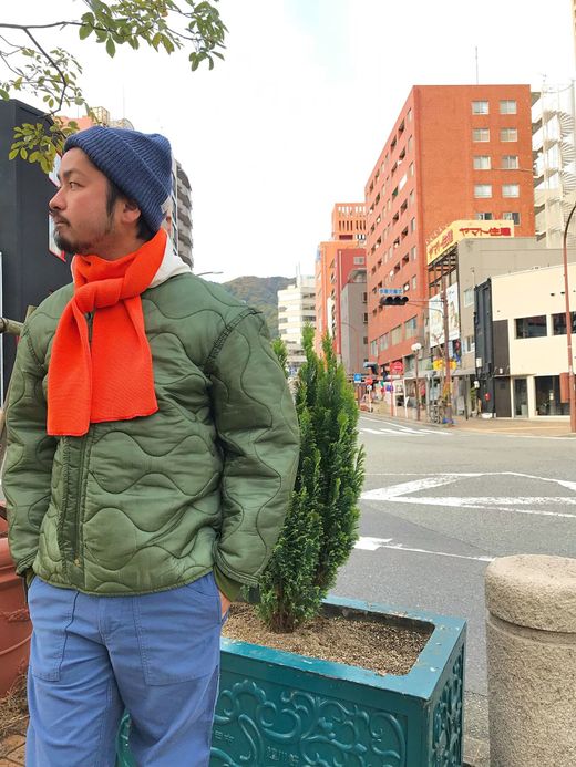 ROTOTO ROTOTO Sockstole / orange(2017AW)