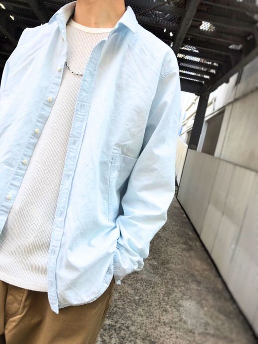 remilla シャンブレーデクトシャツ / 漂白色