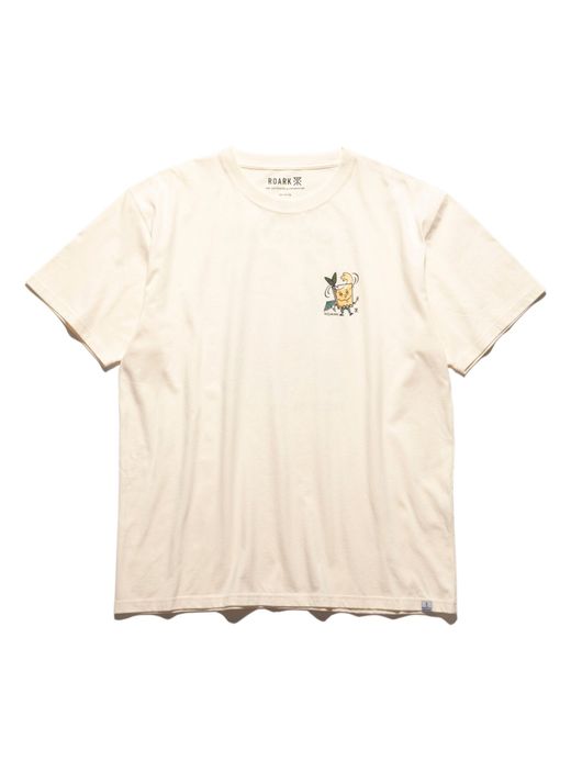 ROARK REVIVAL RTJD723 / "MOJITO" TEE / NATURAL