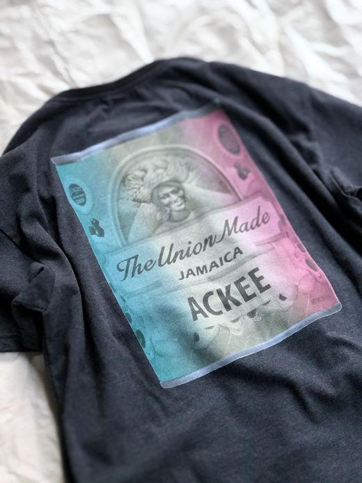 THE UNION TF00316 / ACKEE TEE / BLACK