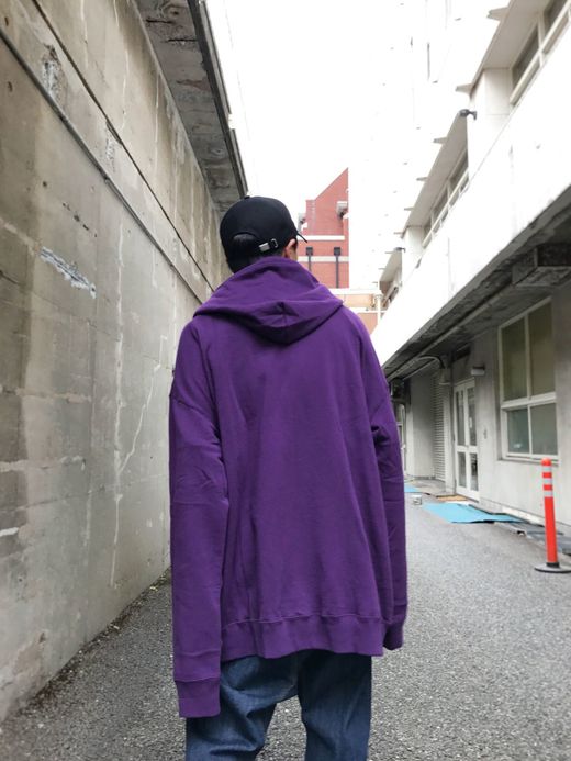 ALDIES Ultra Large Zip Parka / purple
