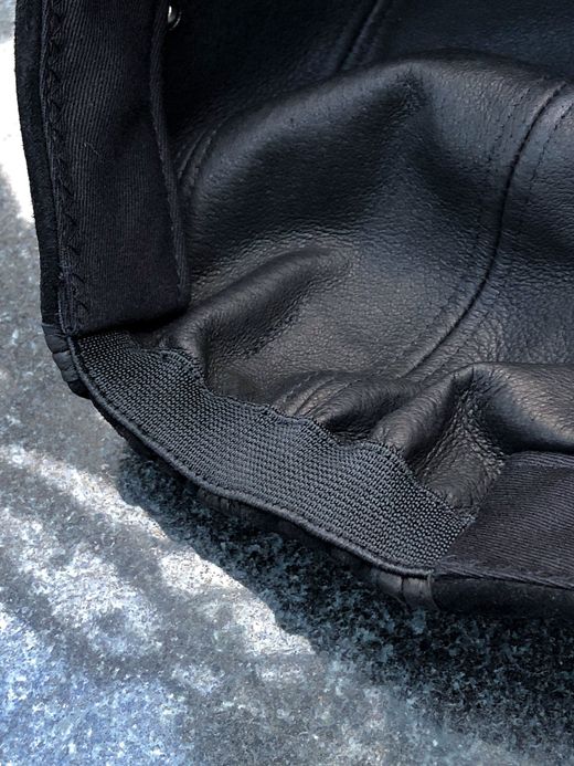  IA-00318 / INSIDEOUT SUEDE LONG BILL CAP / BLACK