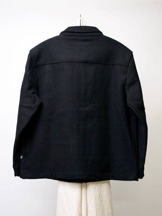 ROARK REVIVAL RJJ652 / "SHIPMAN" CPO SHIRTS JACKET / BLACK